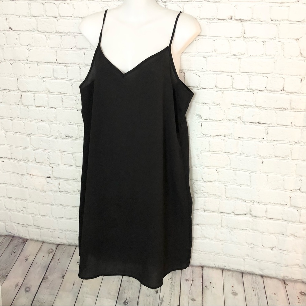 Black Sheer Spaghetti Strap Dress Small - Picture 4 of 8